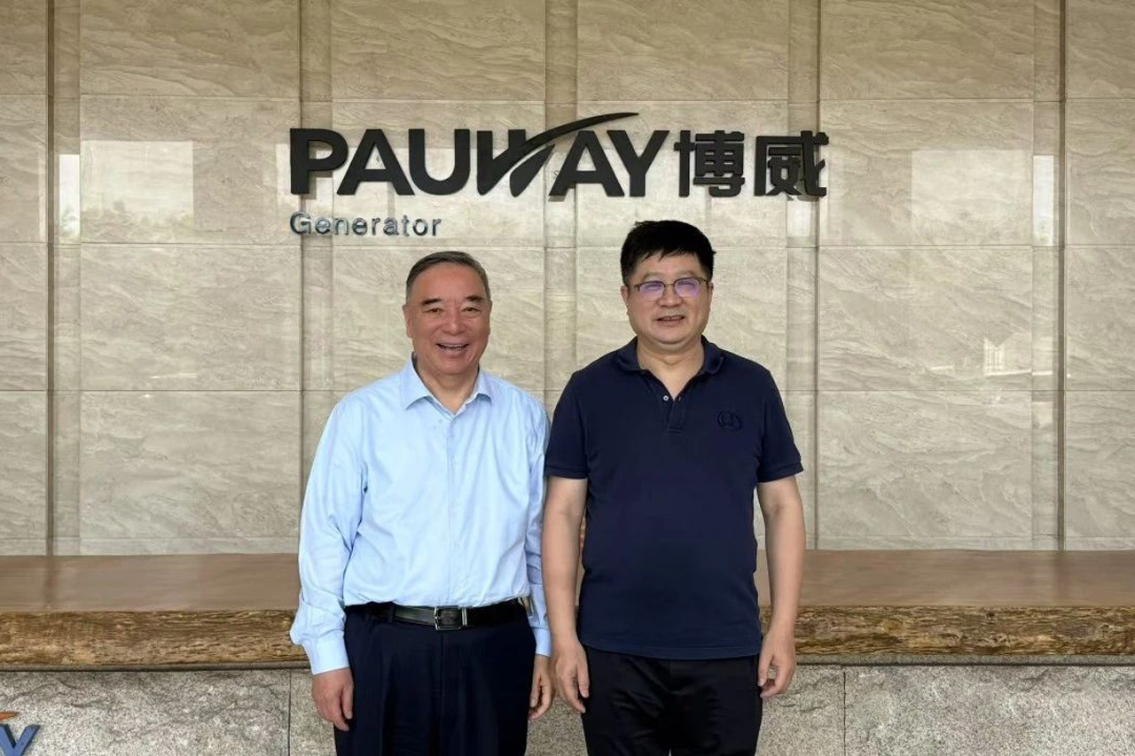 中國上市公司協(xié)會會長宋志平一行蒞臨博威發(fā)電機組工廠，共繪高端電力能源出海新藍圖